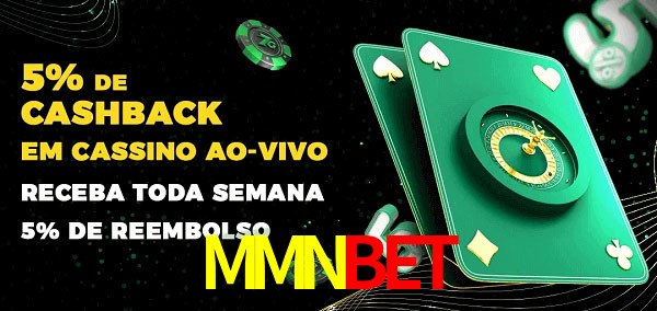 Promoções do cassino ao Vivo MMNBET
